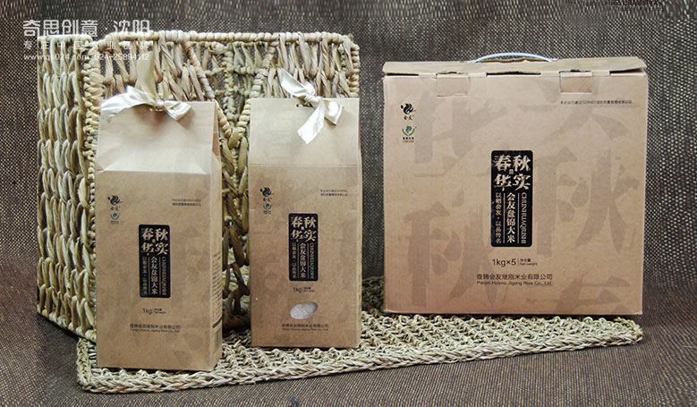 盤錦大米包裝設(shè)計(jì) 高端大米禮品盒設(shè)計(jì)  專業(yè)大米包裝設(shè)計(jì)